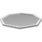 Ekena Millwork Octagonal Surface Mount PVC Gable Vent: Functional, w/ 2"W x 1-1/2"P Brickmould Frame, 42"W x 42"H GVPOC42X4202SF - alternate 3